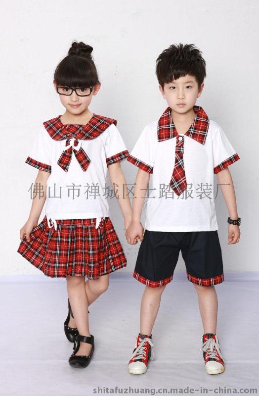 夏季英伦风幼儿园园服校服 儿童套装